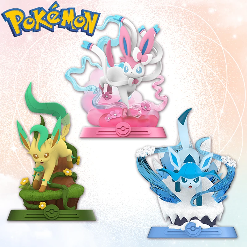 Pokemon Go Eevee Blind Box Take An Adventure Series Mystery Surprise Box Figure Model Flareon Glaciale Umbreon Espeon Aquali