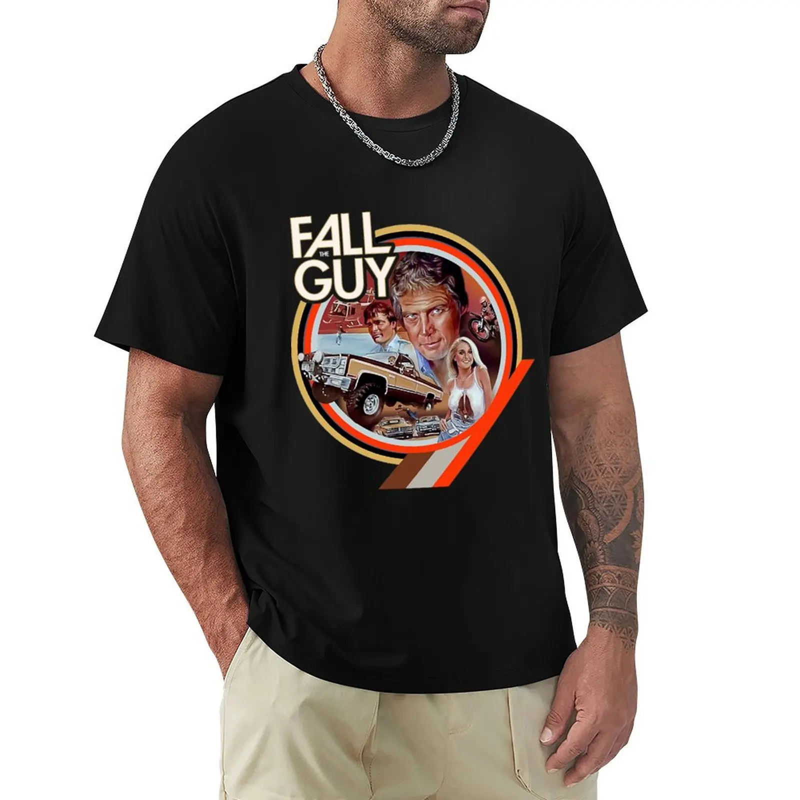 The Fall Guy T-Shirt Manica Corta Tee Anime Mens T-Shirt