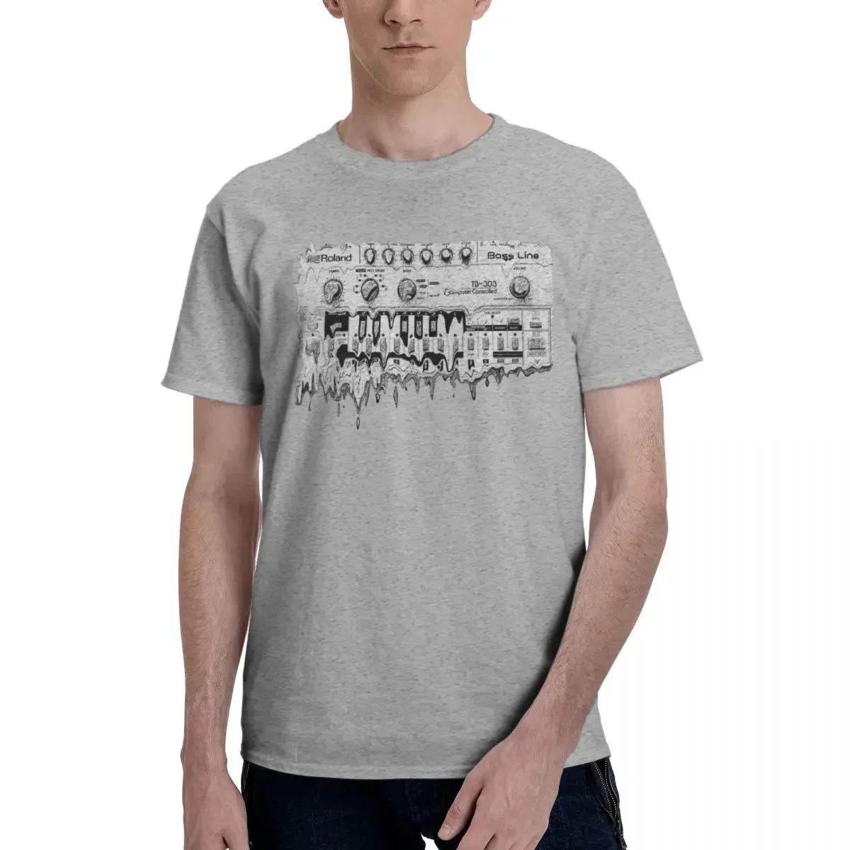 Maglietta Hipster Musicale Maglietta Stampata Abbigliamento Sintetizzatore Roland Tb 303 Maglietta Merch Uomo Donna Synth Analogico Korg Techno Elettr