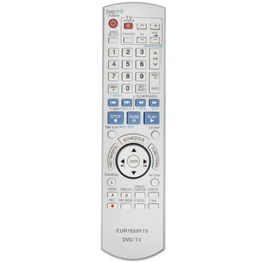 Nuovo Telecomando Eur7659Y70 Per Panasonic Tv/Dvd Combo Dmr-Es25 Dmr-Es25S Dmr-Es35 Dmr-Es10 Dmr-Es10K Dmr-Es10P Dmr-Es10S