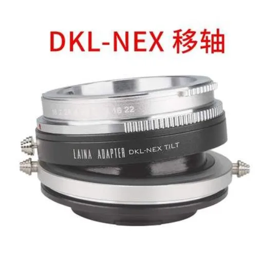 Adattatore Per Obiettivo Inclinabile Per Obiettivo Voigtlander Retina Dkl A Sony E Mount Nex-6/7 A7R A7R2 A7R3 A7R4 A9 A7S A6300 Ea50 Fs700