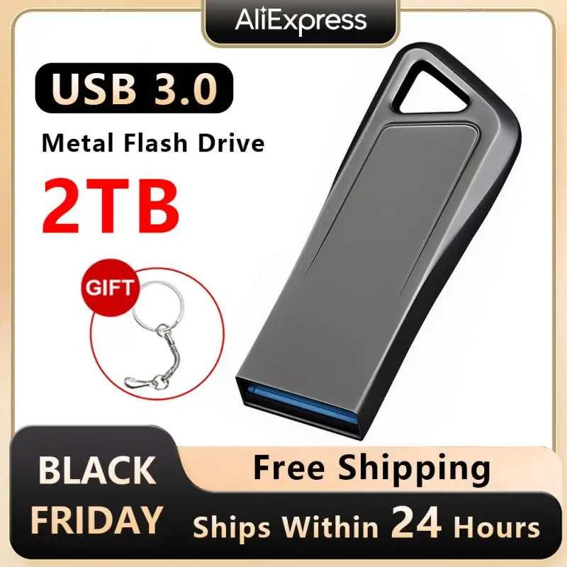 2Tb Mini Usb 3.0 Flash Drive 1Tb Pen Drive Ad Alta Velocità 1Tb Metal U Disk Type-C Usb Pen Drive Memory Stick Per L'Archiviazione Dei Dati