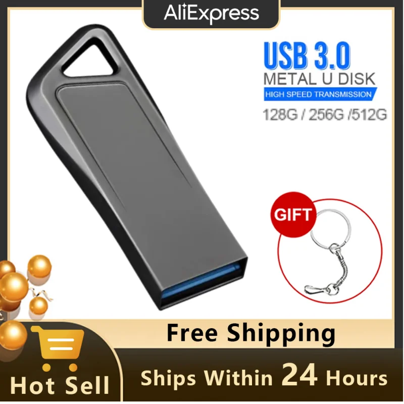 Mini Metal Usb 3.0 Pendrive Hight Speed Flash Usb Stick Memory Stick 512Gb 256Gb 128Gb 64Gb Muslimusb Flash Drive Per Pc