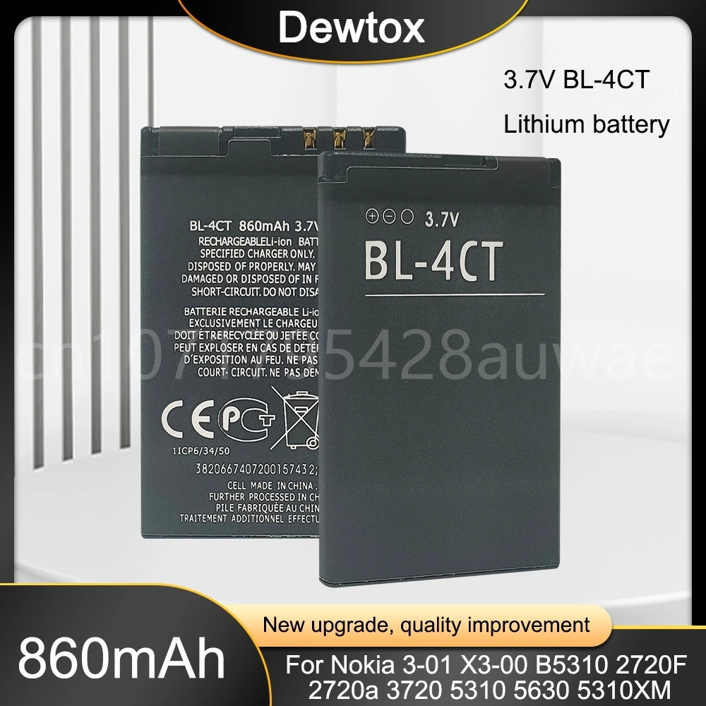 Bl-4Ct 4Ct Bl4Ct Batteria Ricaricabile Del Telefono Della Batteria Per Nokia 5310 5630 6600 Fold 6700 7210 7230 7310 X3 Batteria 4Ct