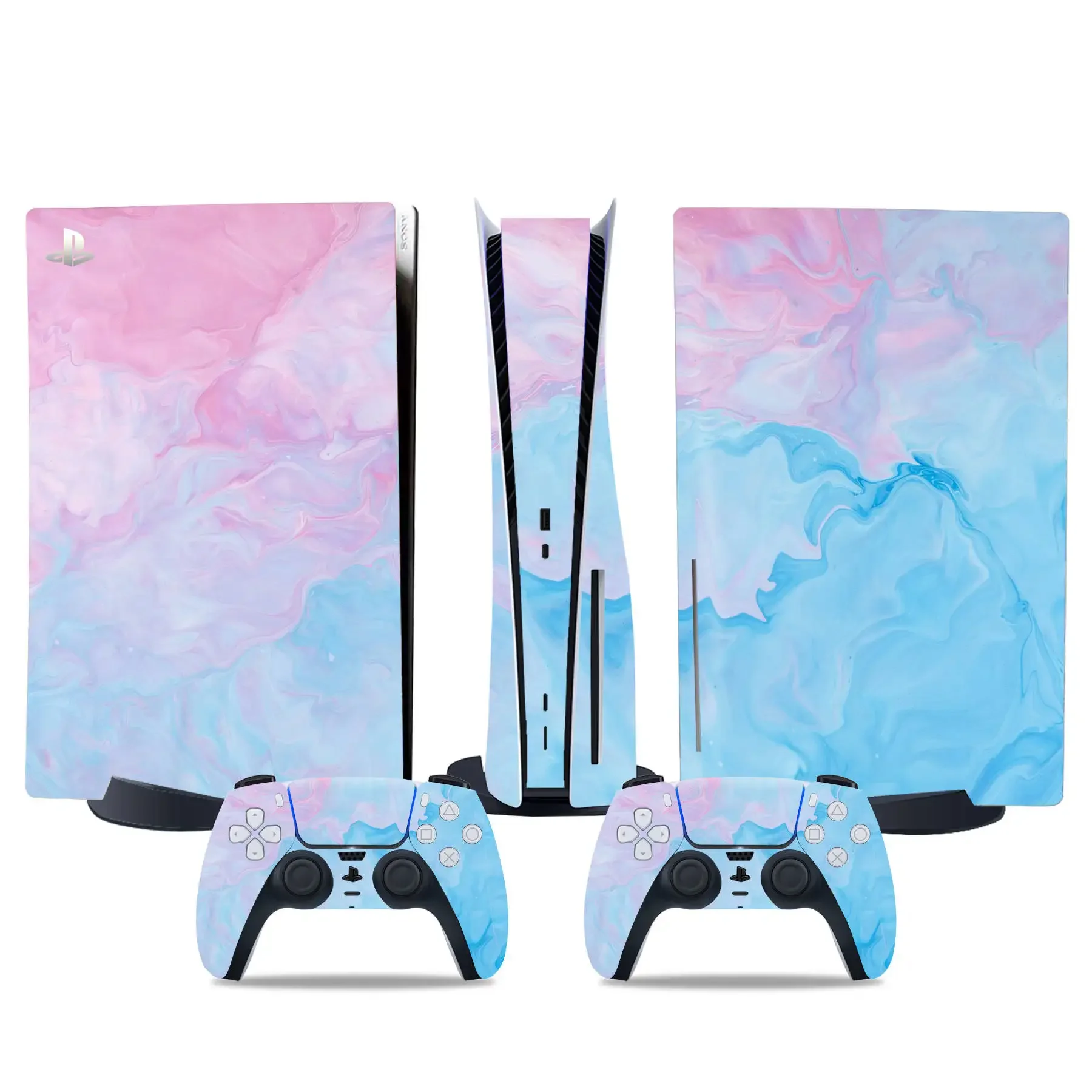 Per Ps5 Disc Skins Wraps Sticker Covers Decalcomanie Prezzo All'Ingrosso Sticker Marble Ps5 Disk Skin Edition