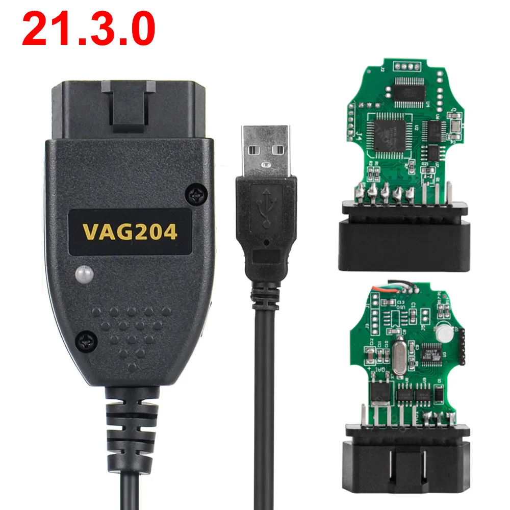 2021 Scanner V21.3.0 Vagcom 20.4.2 Vag Com Per Vw Audi Per Skoda Per Seat Atmega162 + 16 V8 + Ft232Rq Obd2 Scanner V21.3.0 Vagcom 20