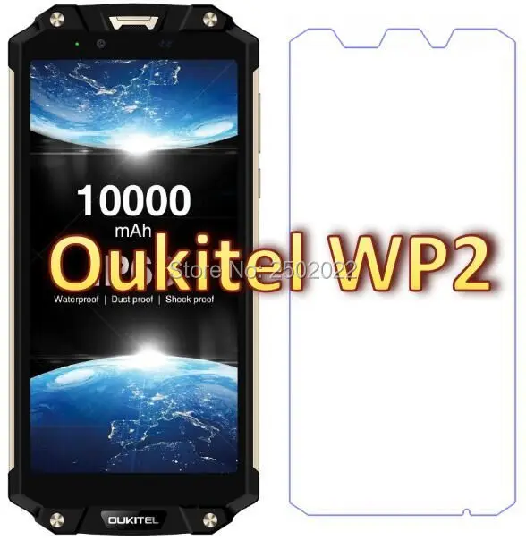 10 Pezzi Di Vetro Temperato Per Oukitel Wp2 Pellicola Protettiva Per Schermo Pellicola Frontale Ultrasottile Antideflagrante Per Oukitel Wp2 Cover Gla
