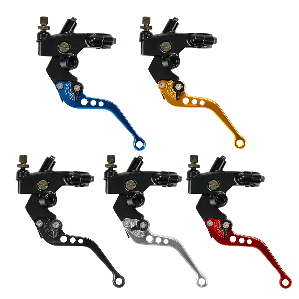 Coppia 7/8 ''22Mm Cnc Manubrio Moto Pompa Frizione Freno Leva Cilindro Idraulico Doppia Bici Sportiva Cafe Racer Old School