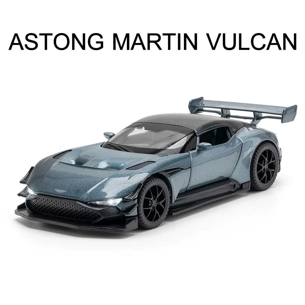 1:32 Aston Martin Vulcan Sport Car Model Lega Diecast Metal Toy Vehicle Simulazione Sound Light Car Per Collezione Regalo Per Bambini