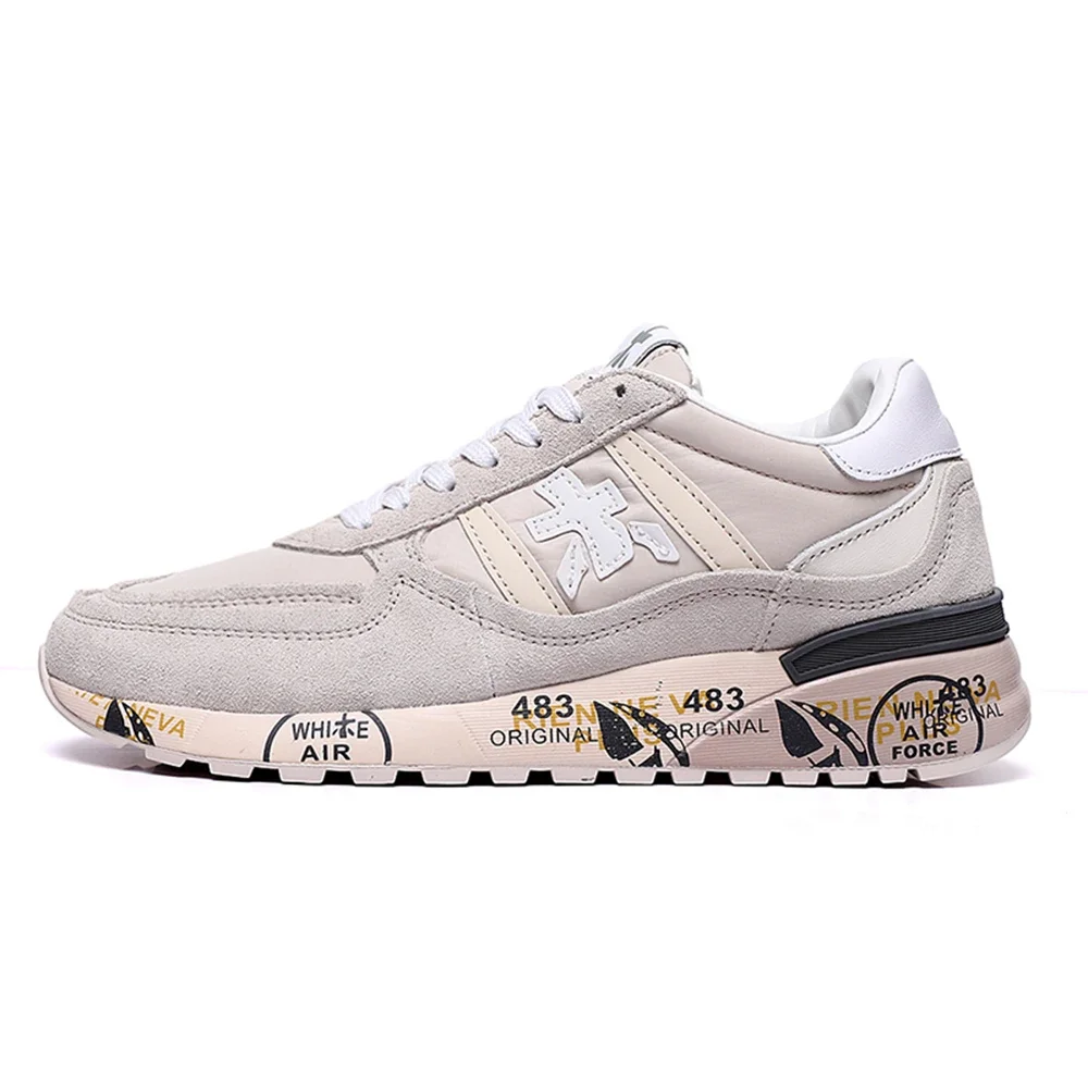 Premiata Scarpe Da Jogging Traspiranti In Mesh Cucite Di Lusso Retrò Americane Da Uomo Moda Versatili Scarpe Sportive Casual Leggere