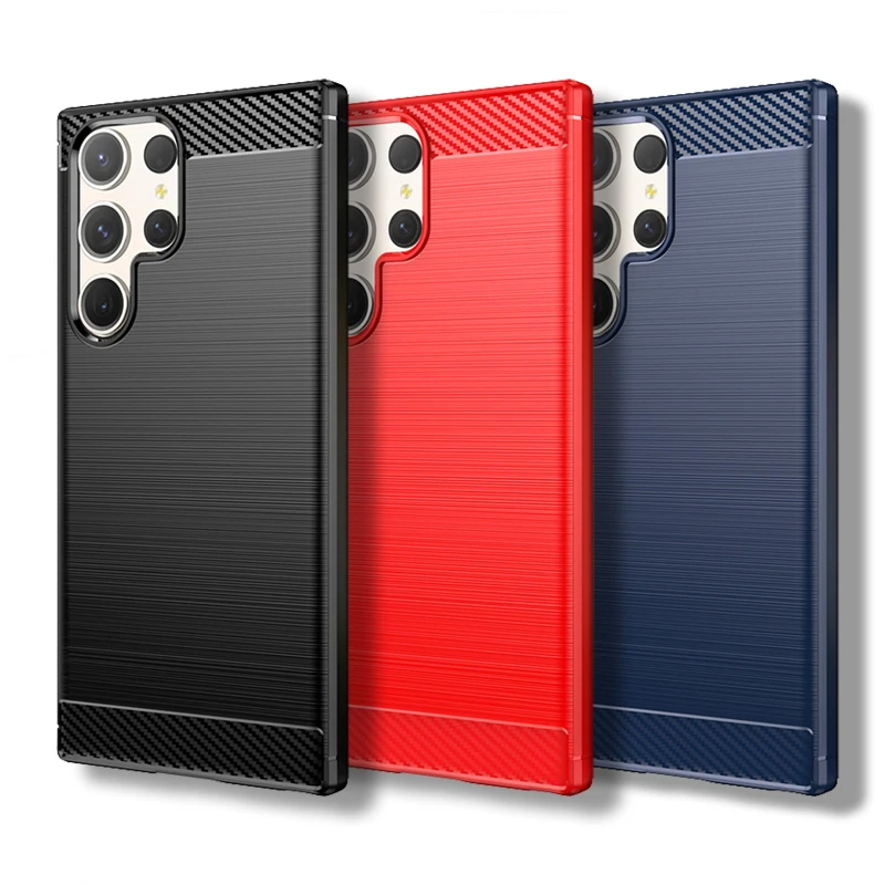 Per Samsung Galaxy S23 Ultra Case Samsung S23 Plus Ultra Cover Paraurti In Silicone Morbido Antiurto Per Galaxy S23 + S23 Ultra Fundas