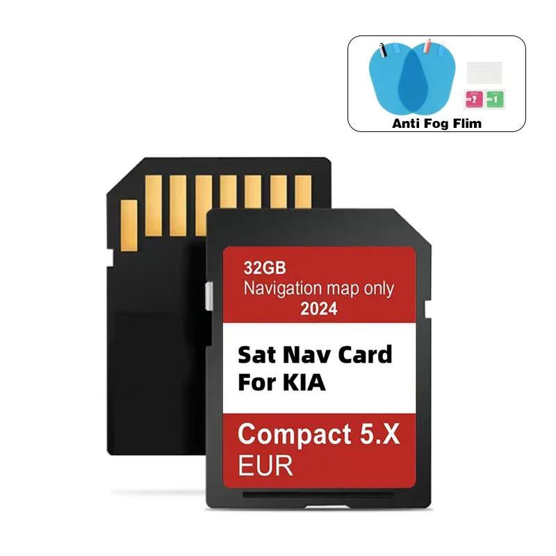 Mappe Gps Europa Uk Memory Card Navigation Gen5 2024 Per Kia Carens/Ceed/Niro/Optima/Picanto/Rio/Soul/Sportage/Stonic Compact 5.X