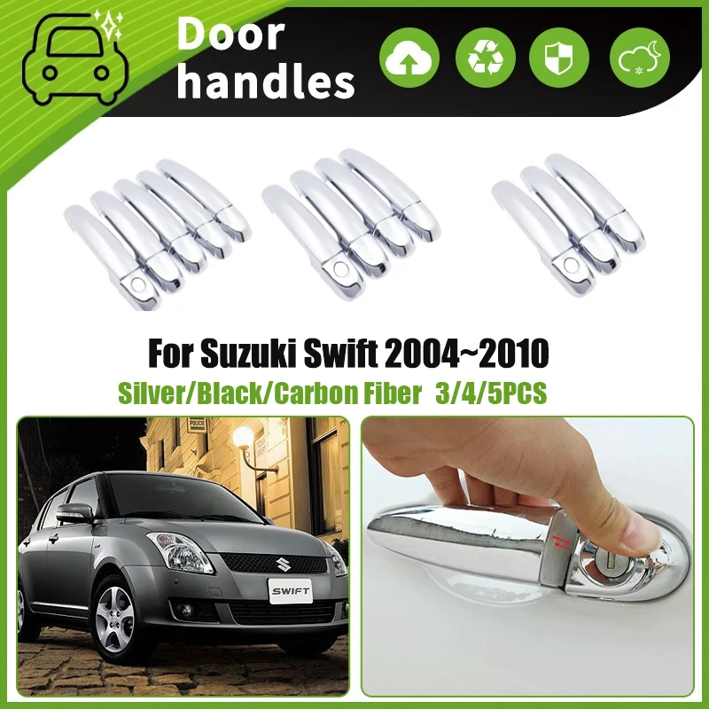 Copri Maniglia Della Portiera Dell'Auto Adatti Per Suzuki Swift Maruti D Zire Rs 2004 ~ 2010 Antigraffio Abs Cromo Styling Trim Accessori Auto