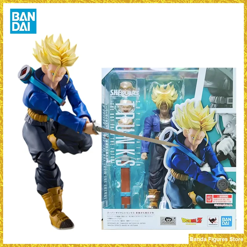 Originale Bandai S.H.Figuarts Shf Super Saiyan Trunks Reissue Boy Dal Futuro Dragon Ball Z In Stock Giocattoli Modello Anime