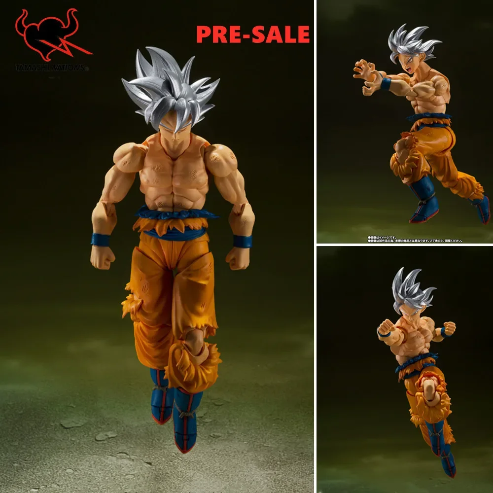Originale Bandai S.H. Figuards Dragon Ball Z Vj 30Th Ultra Instinct Edition Anime Pvc Action Figures Modello Super Saiyan Toys