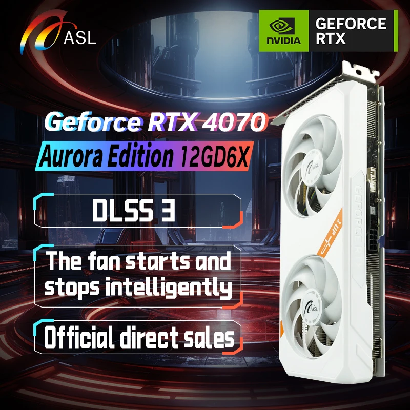 Scheda Video Rtx 4070 Nivida 12G Gddr6X Geforce Rtx 4070 Scheda Video Asl Scheda Grafica Da Gioco Scheda Grafica Pc Compter 12G 192Bit