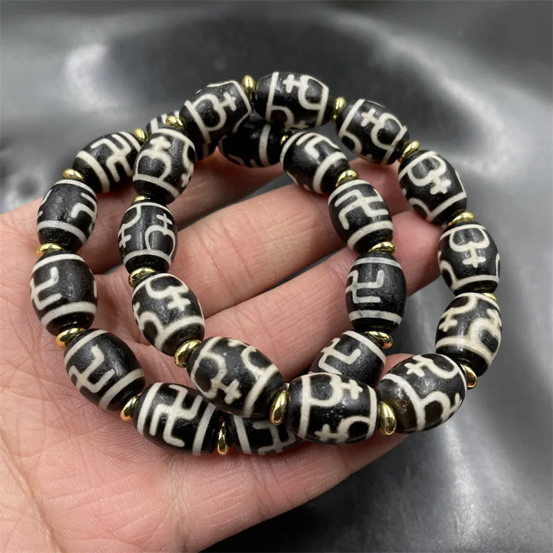 Distressed 12*16Mm Wrapped Pulp Diecimila Parole Sky Beads Bracciale In Agata Treasure Bottle