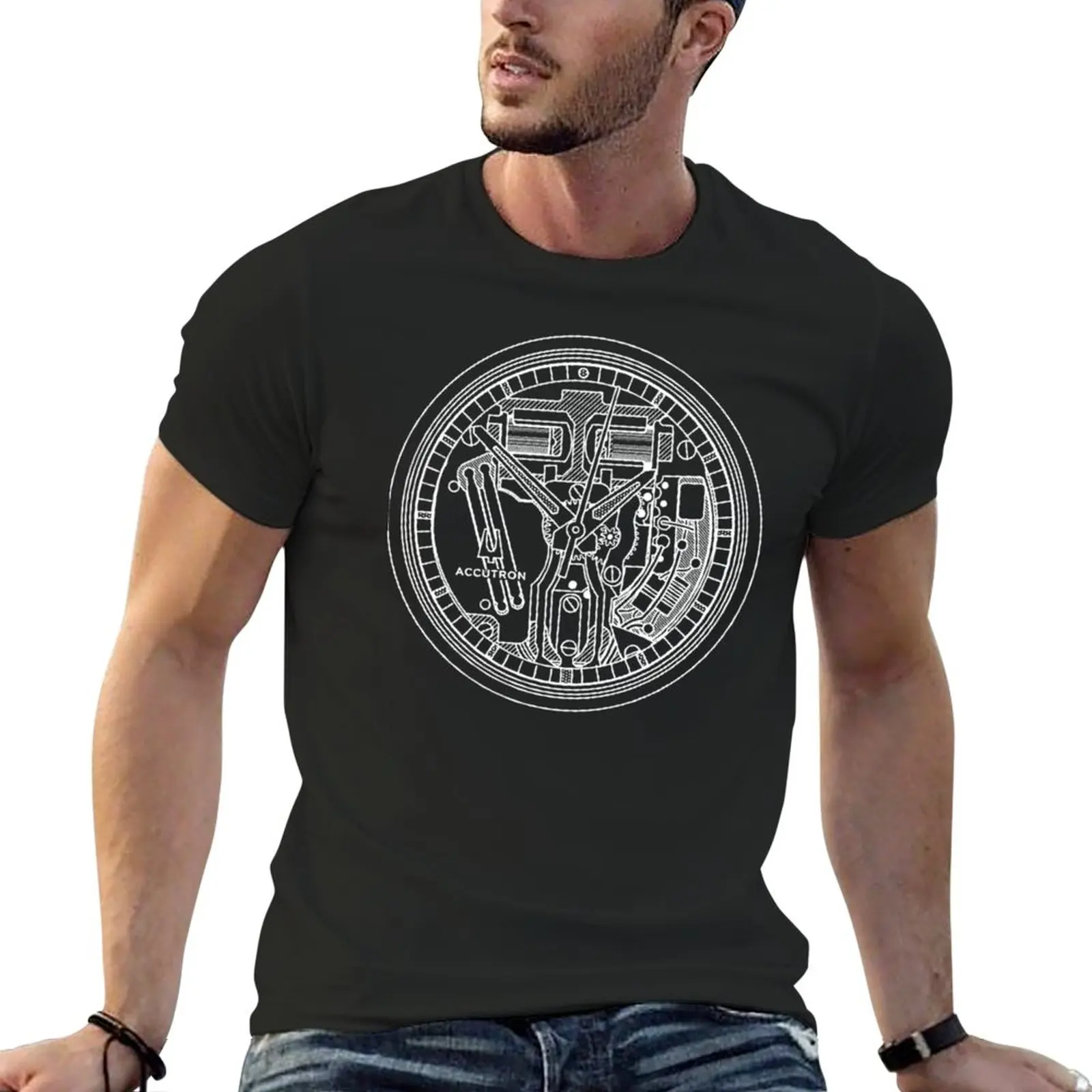 Accutron 214 Spaceview Classic T-Shirt T-Shirt Ad Asciugatura Rapida T-Shirt Semplice T-Shirt Da Uomo