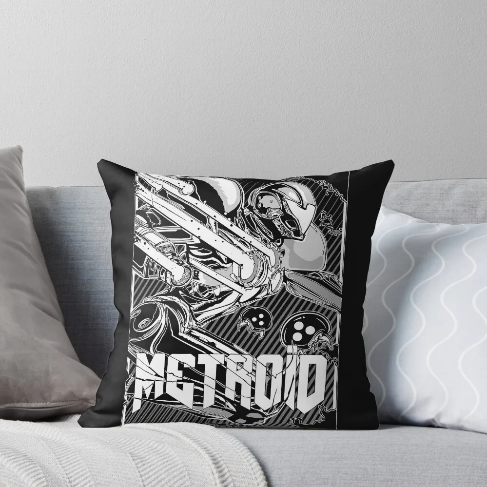 Metroid Throw Pillow Christmas Pillow Case Luxury Decor