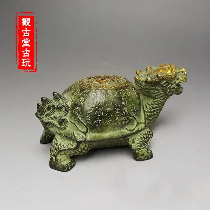 Feng Shui Bronzo Artigianale Seiko Rame Tartaruga Longevità Tartaruga Tartaruga Accessori Per La Casa