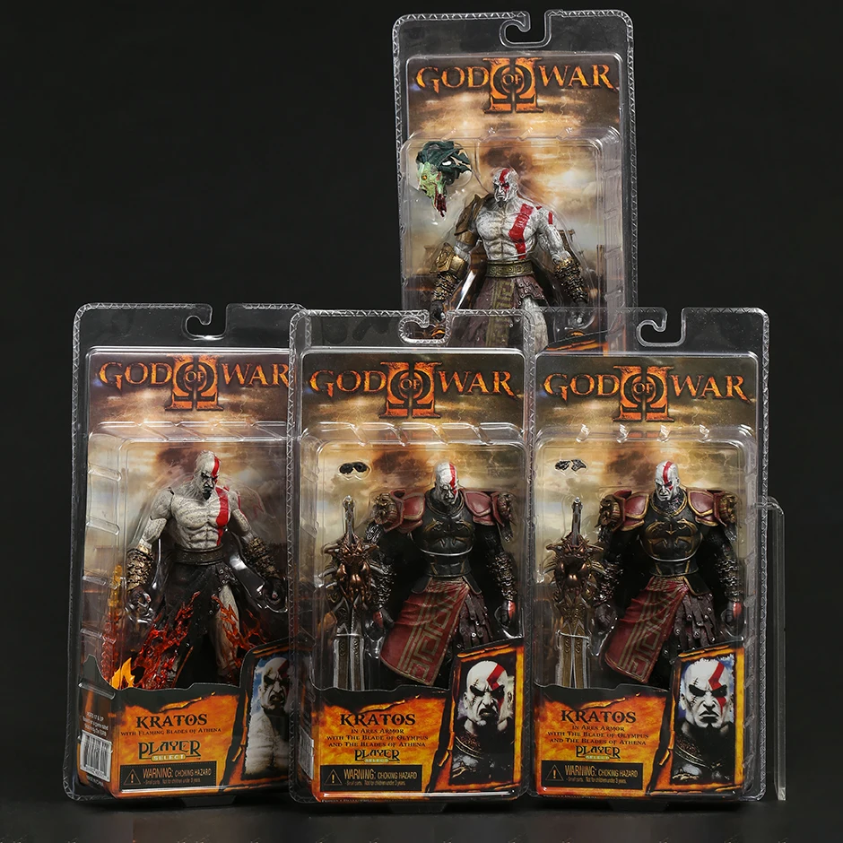 Neca God Of War 2 Ii Kratos Collection Action Figure Pvc Model Toy Doll Figurals Gift