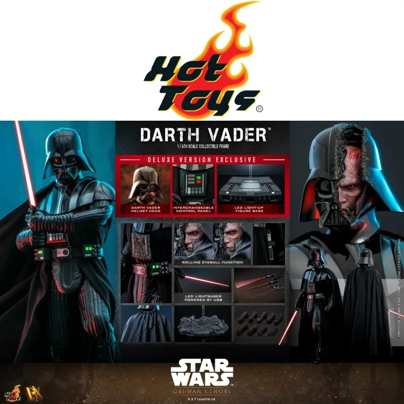 Nuovi Giocattoli Caldi Ht 1/6 Dx27 Dx28 Battaglia Danneggiato Cavaliere Nero Darth Vader Action Figure Hobby Modello Da Collezione Giocattoli Figure R