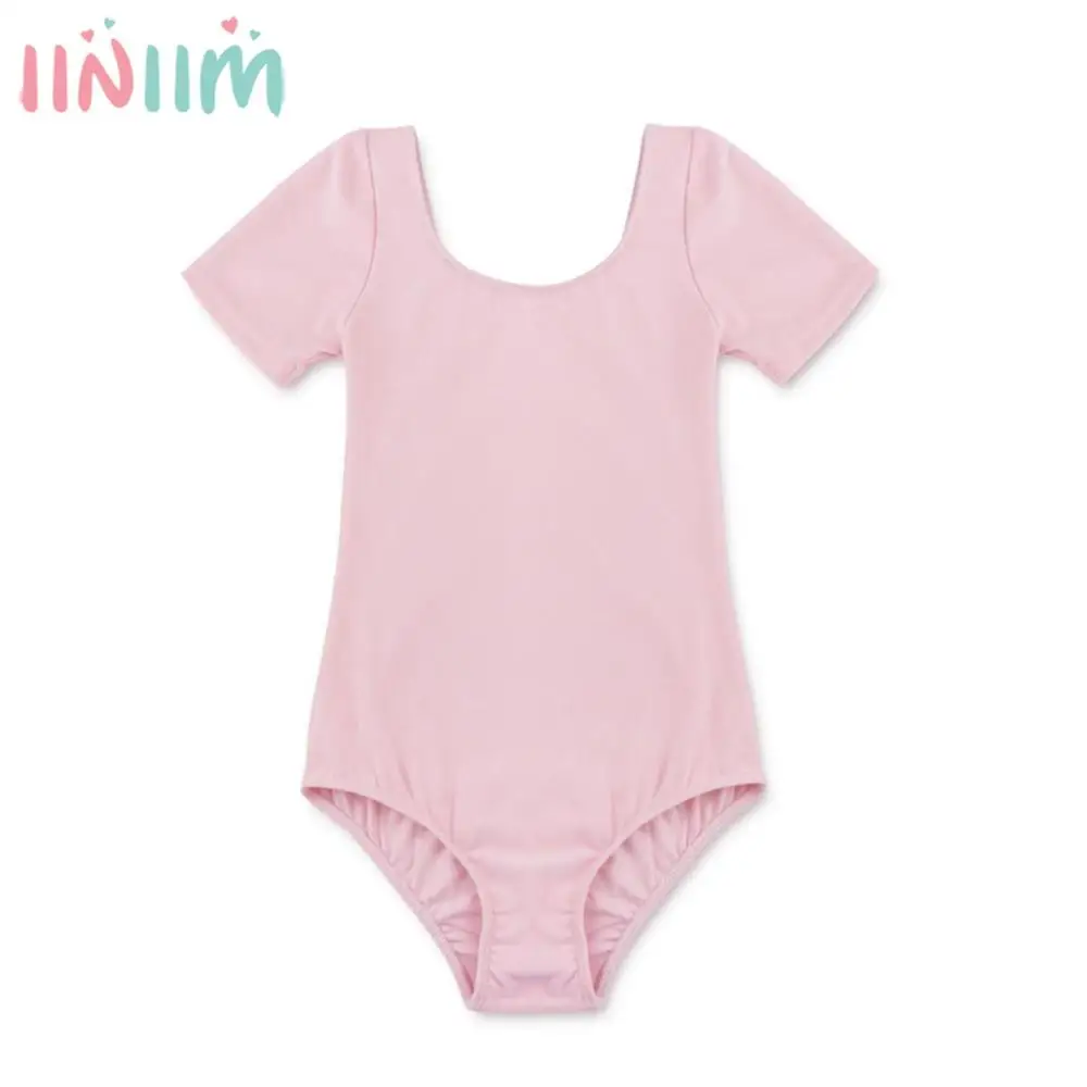 Iiniim Girls Ballet Dance Body Dancing Class Training Stage Perfromance Costume Ginnastica Body Ballet Tutu Dancewear
