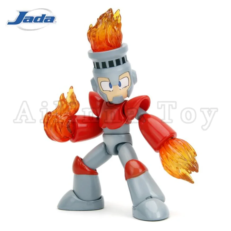 Jada Toys 1/12 4 Pollici Action Figure Mega Man Fire Man Modello Anime Spedizione Gratuita
