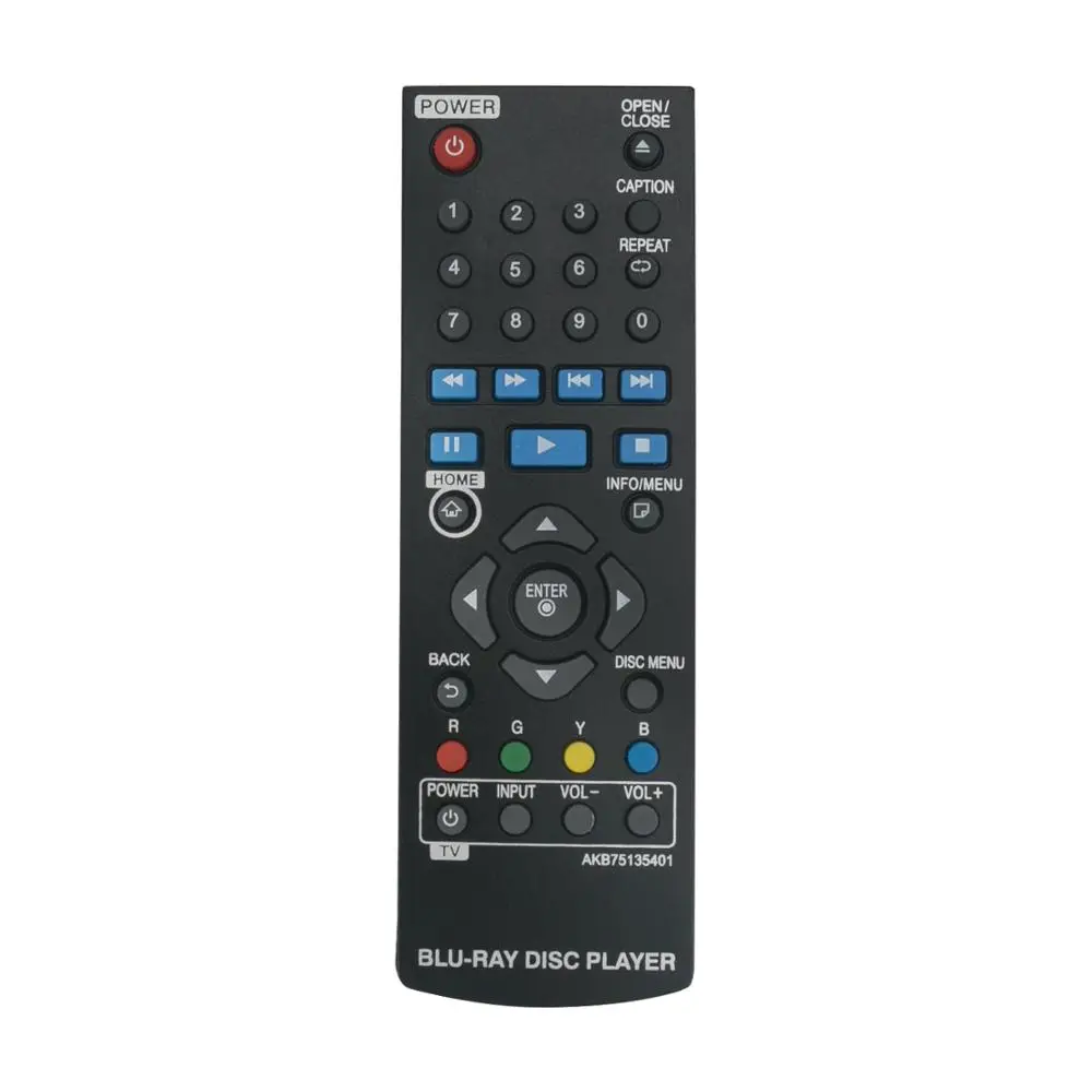 Nuovo Telecomando Akb75135401 Per Lg Dvd Blu-Ray Player Bp300 Bp335 Bp340 Bp350 Bp145 Bp155 Bp165 Bp240 Bp250 Bp255