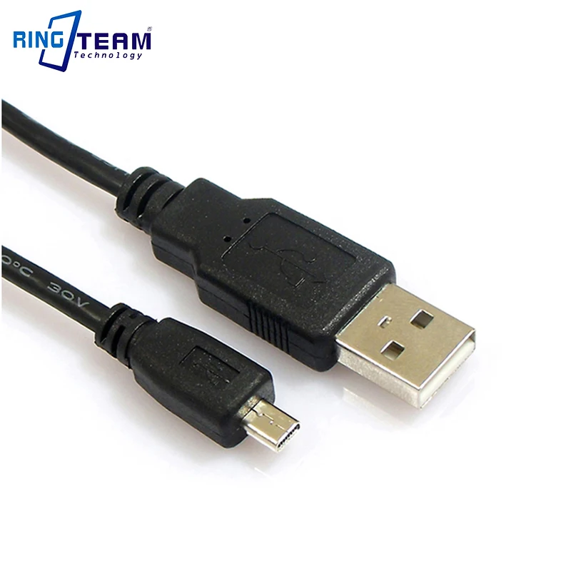 Cavo Dati Usb Per Fotocamere Pentax K100D Super K110D K200D (K-M) K-X K2000 Optio 33Wr 43Wr 50 60 450 550 555 750Z A10 A20