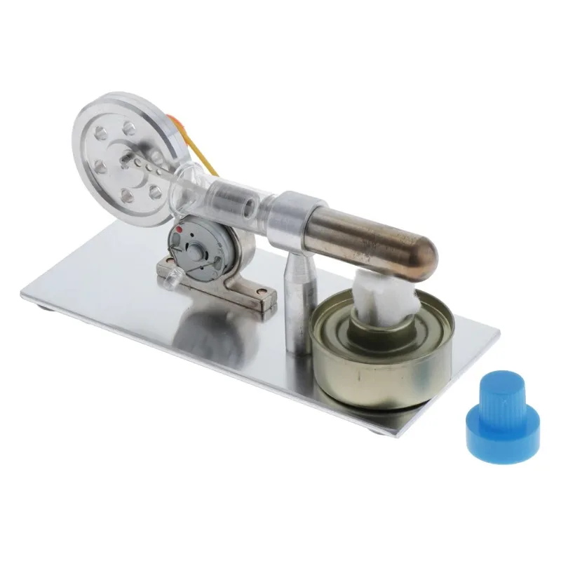 Mini Hot Air Stirling Engine Motor Model Kit Di Giocattoli Educativi Elettricità