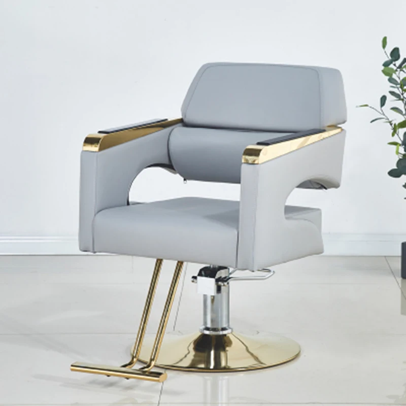 Gaming Makeup Barber Chair Saloon Office Facial High Barber Chair Hairstylist Poltrona Pedicure Barbershop Furniture Sy50Bc
