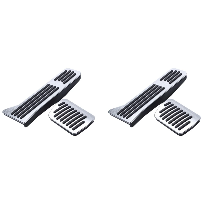 2X No Drill Accelerator Brake Gas Pedali Pad Cover Per Mazda 2 3 6 Cx-3 Cx-5 Cx-9 Cap Accessori