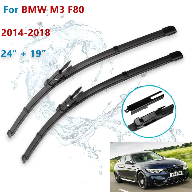 Spazzole Tergicristallo Parabrezza Anteriore Per Bmw Serie 3 F30 F31 F34 E90 E91 M3 F80 X1 E84 Tergicristallo Anteriore 24 "19"
