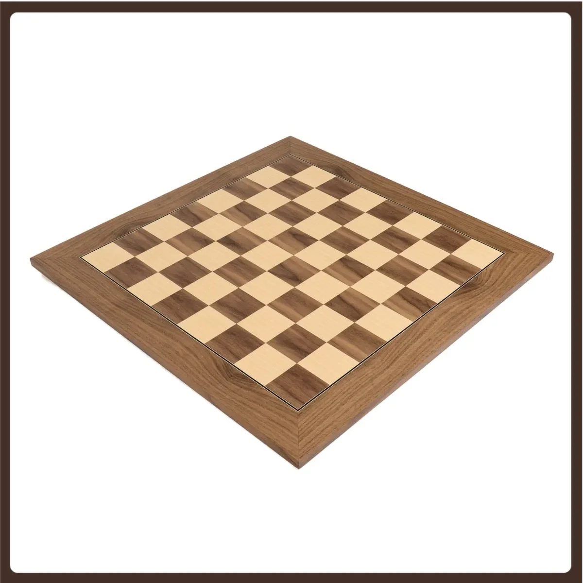 Grande Scacchiera In Legno Di Lusso Standard Internazionale Torneo Staunton 54Cm Noce Scacchiera Scacchiera Gioco Di Famiglia Legno