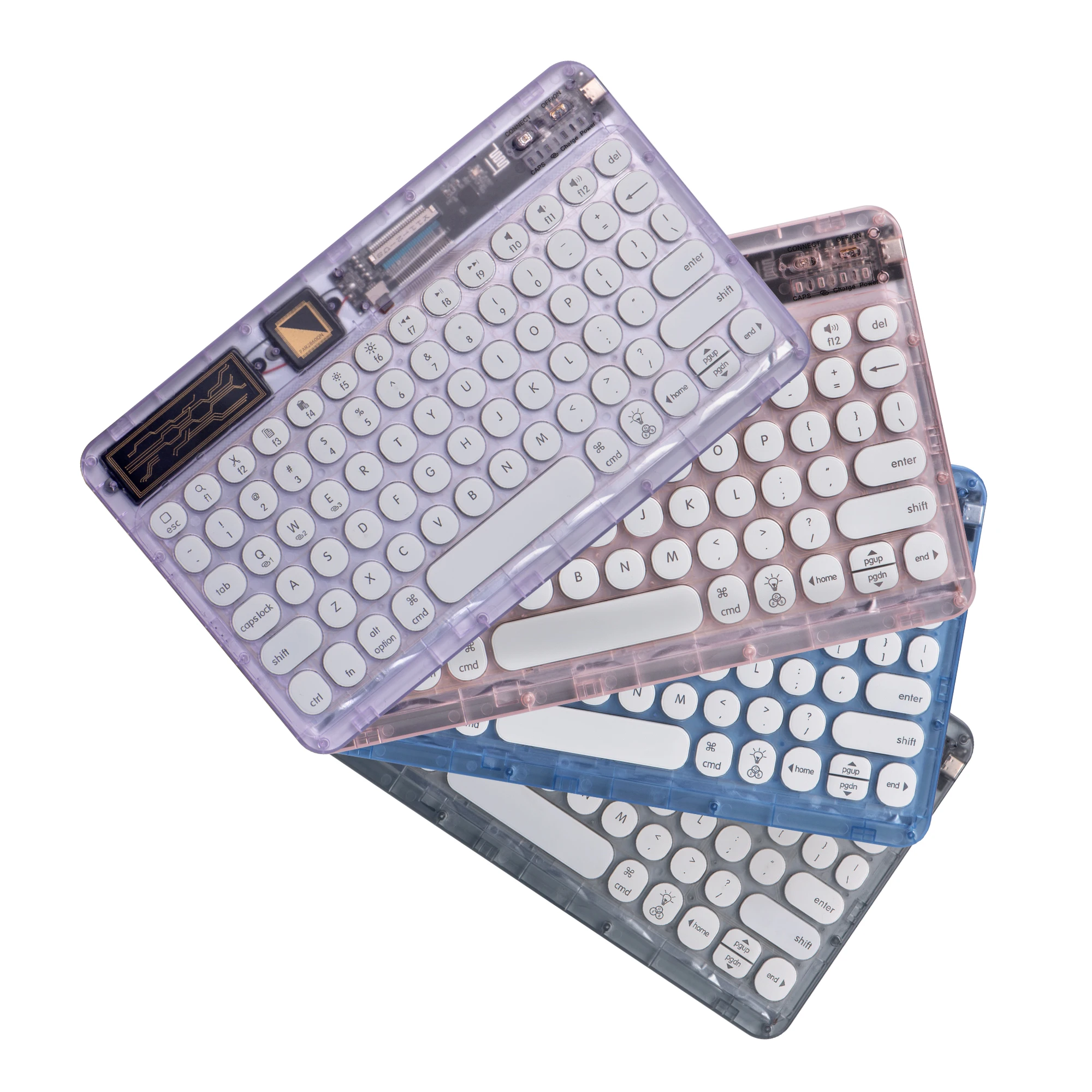 Tastiera Wireless Egyal Per Tablet Tastiera Android Ios Windows Tastiera Retroilluminata Arcobaleno Per Telefono