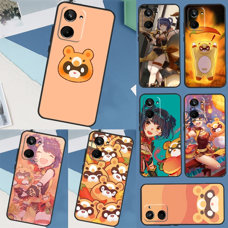 Guoba Xiangling Genshin Impact Per Realme C35 C55 C30 C31 C33 C25S C21Y C11 C15 Gt Neo 5 3T 3T 8 9 11 10 Pro Plus Case