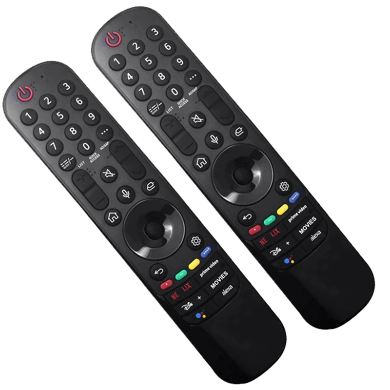 Telecomando Vocale Mr22Ga Per Lg Smart Tv Magic Remote Con Puntatore Per Lg Tvs Oled Qned Nanocell Uhd Abs