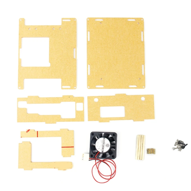 Custodia In Acrilico Per Nvidia Jetson Nano B01 E A02 Include Supporto Per Ventola E Fotocamera (Jetson Nano, Fotocamera Non Inclusa)