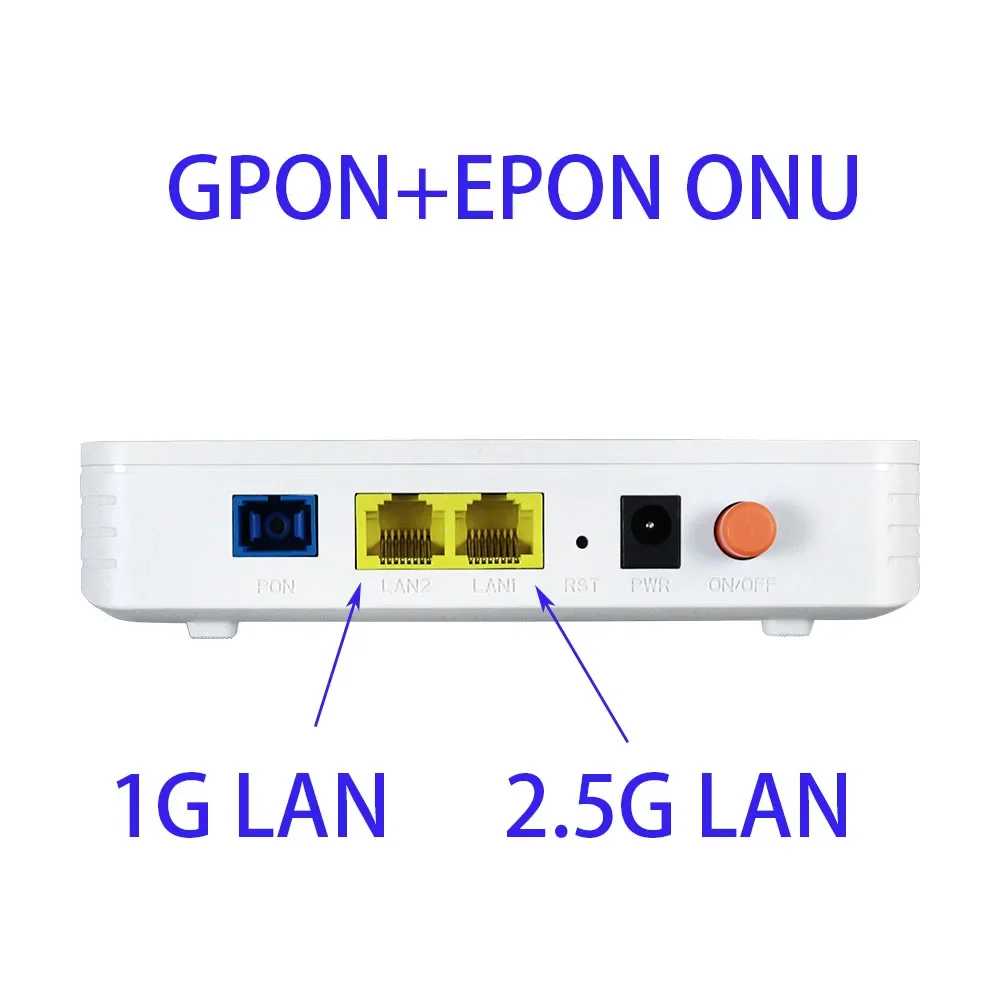 2.5Ge Gpon Epon Ont Modem Networking Mini Fibra Ftth F460 Usato Xpon Onu, Epon Onu, Gpon Onu