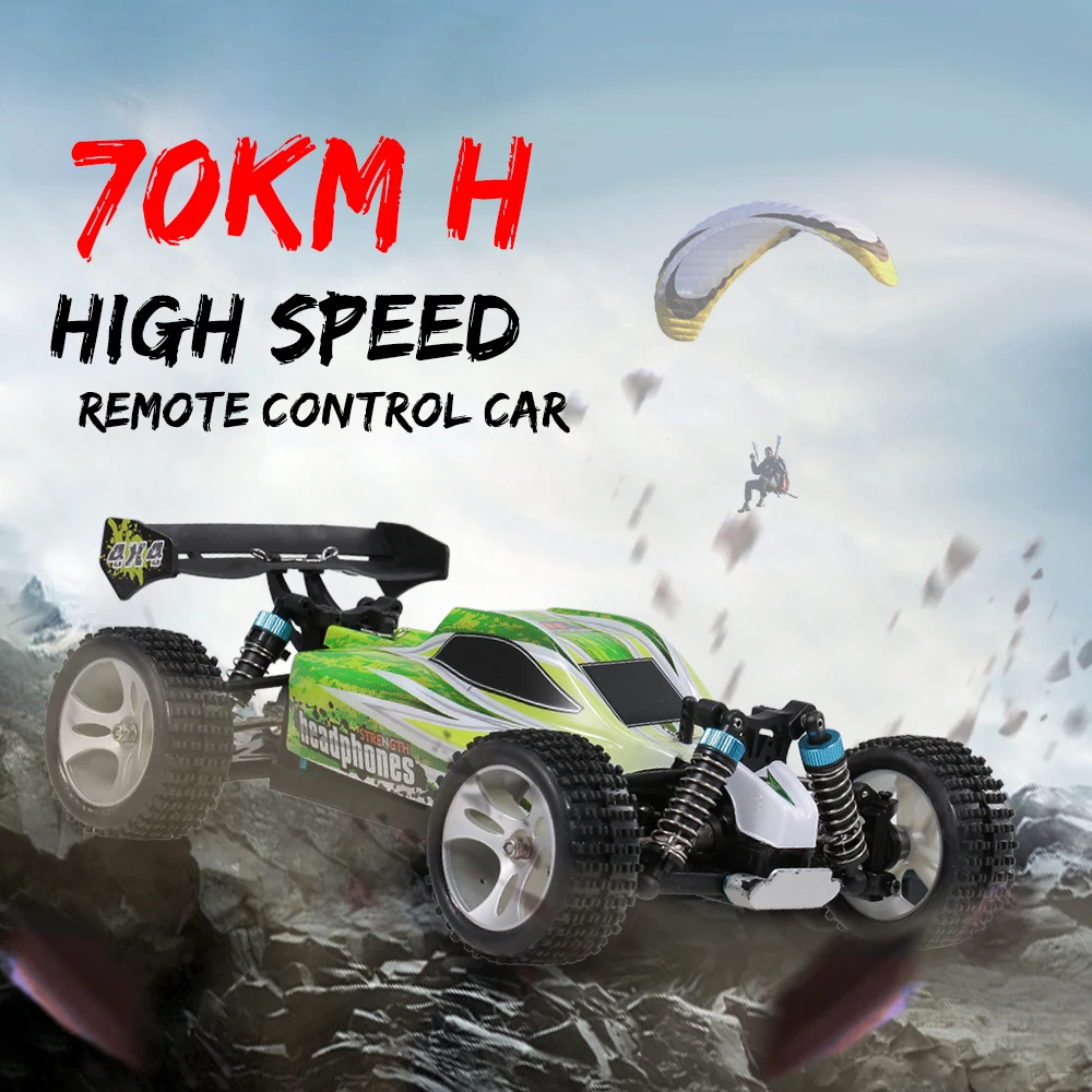 Wltoys A959-A A959-B A959 Rc Auto 1/18 Scala 2.4G 4Wd Elettrico Rtr Fuoristrada Buggy Rc Auto Suv Giocattolo Radio Telecomando Regalo Giocattolo Rc