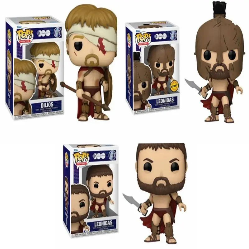Funko Pop 2024 New Leonidas Dilios #1472 Leonidas #1473 Vinyl 10 Cm Action Figures Collection Model Toys