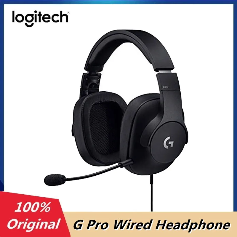 Promozione!!! Cuffie Da Gioco Cablate Logitech G Pro Cuffie Da Gioco Stereo 7.1 Surround Sound Con Microfono