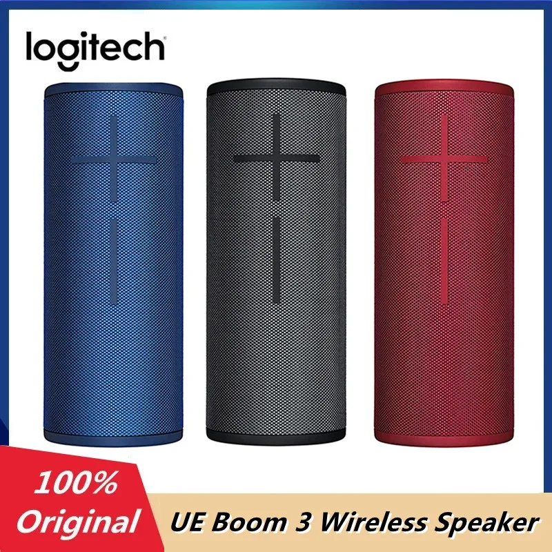 Promozione!! Logitech Ultimate Ears Ue Boom 3 Altoparlante Portatile Altoparlante Bluetooth Wireless Impermeabile Suono A 360 ° Bassi Profondi