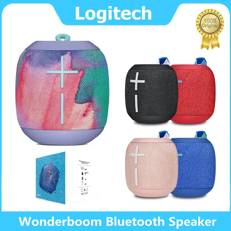 Originale Logitech Ultimate Ears Ue Wonderboom Ipx7 Altoparlante Portatile Impermeabile Wireless Boom Box Ipx7 Batteria Da 10 Ore Suono A 360 °
