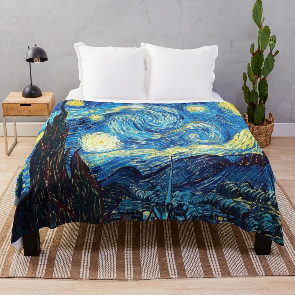 Notte Stellata Van Gogh Coperta Da Tiro Cute Sofa Bed Manga Coperte