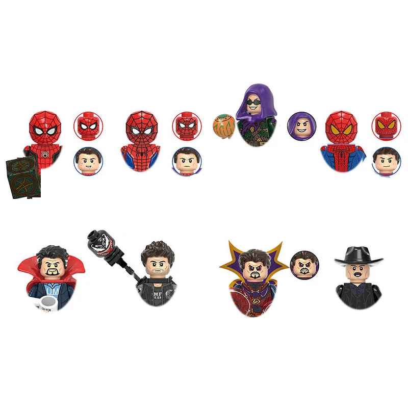 The Amazing Heroes Green Goblin Doc Strange Model Figure Blocks Mattoni Da Costruzione Giocattoli Per Bambini