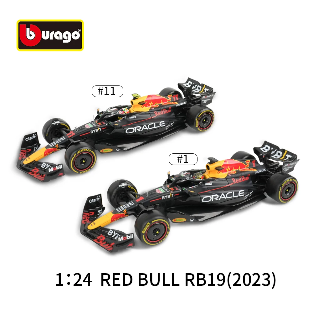 Bburago 1:24 Oracle Rb19 Redbull Raing 2023 Max Verpunpen Formula Modello In Lega Pressofuso Statico Per Auto