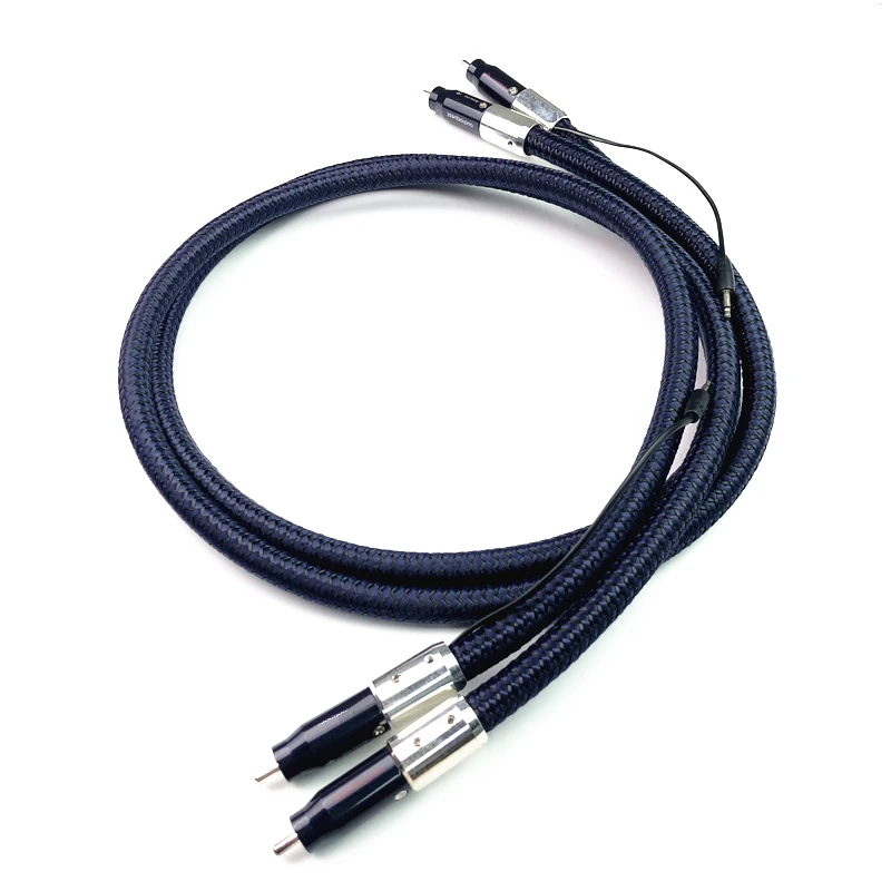 Wild Blue Yonder Hifi Audio Rca Interconnect Line Pss Argento 3Pin Xlr Plug Amplificatore Cd Lettore Dvd Interconnect Cavo Audio