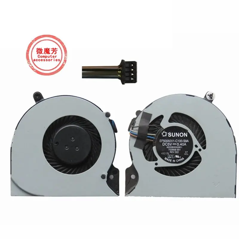 Ventola Di Raffreddamento Cpu Usata Per Hp Elitebook Folio 9470M Series Laptop Notebook Cooler Fan Laptop Raffreddamento Sps: 702859-001